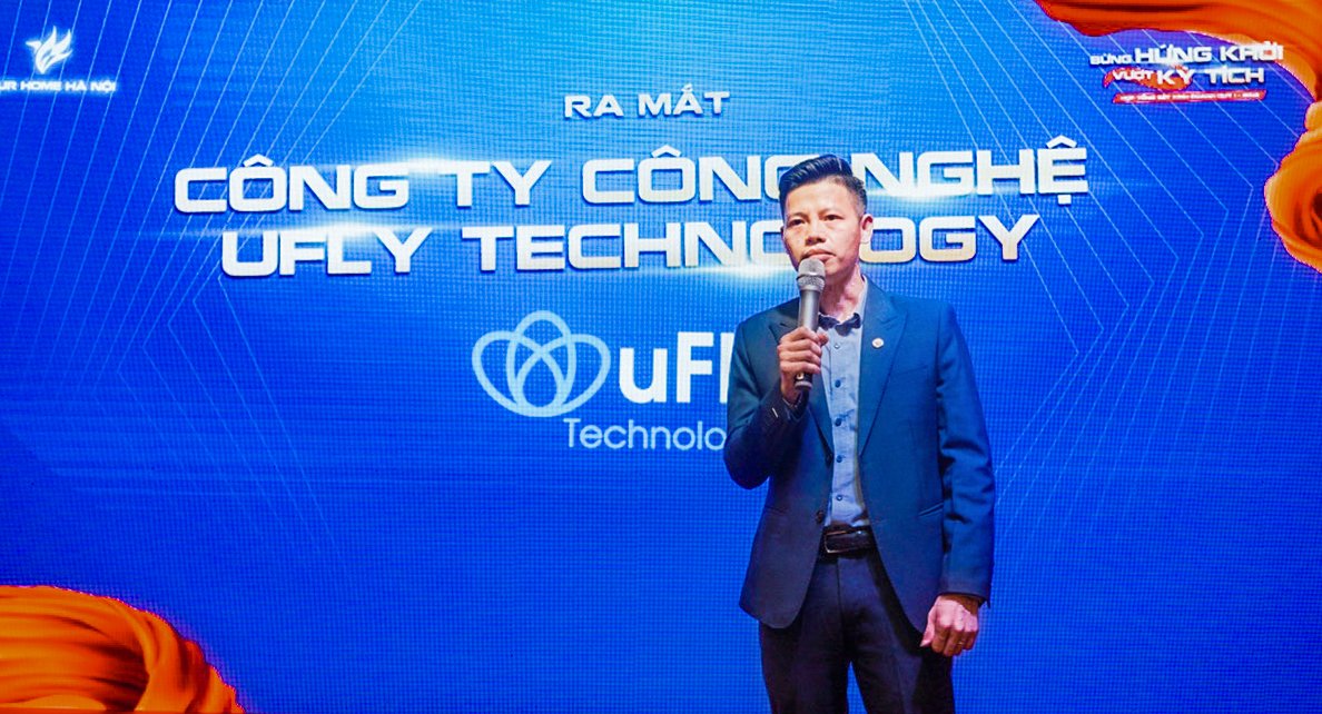 Anh Mai Lâm Tới - TGĐ Công ty Công nghệ uFly Technology chia sẻ trong buổi ra mắt