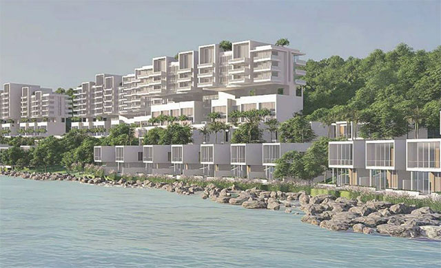 Phối cảnh khu biệt thự villas Comercial đảo thiên đường tuyệt mỹ