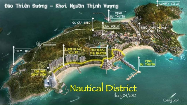 Phân khu Nautical District đảo thiên đường - Khơi nguồn thịnh vượng